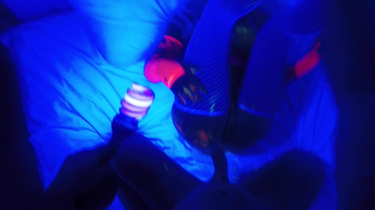 SecretCrush Succubus POV Fucking Blowjob Covers Ass In UV Body