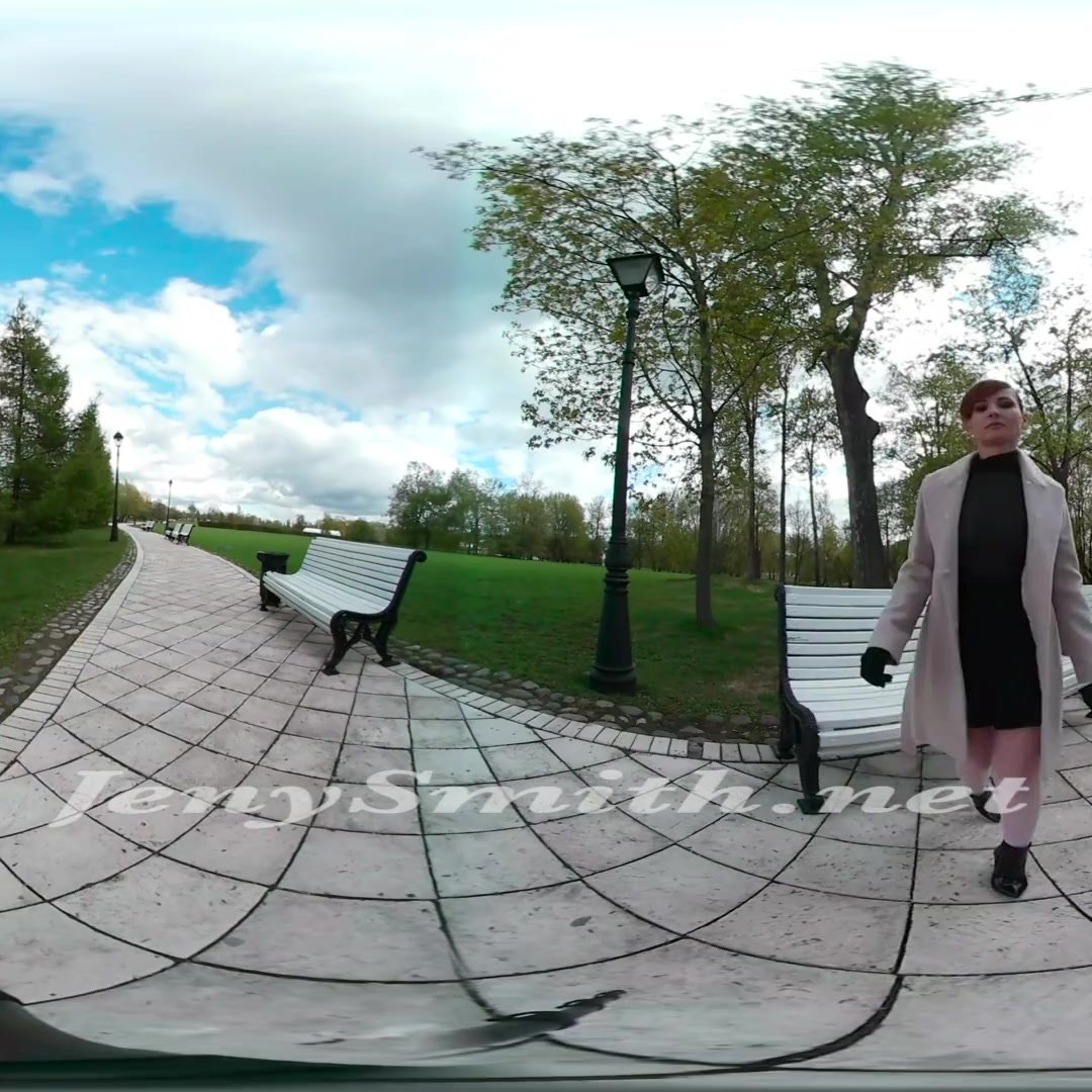 Public upskirt VR video by Jeny Smith