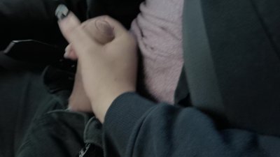 Teasing Him In The Car Made His Cock Explode - 4K